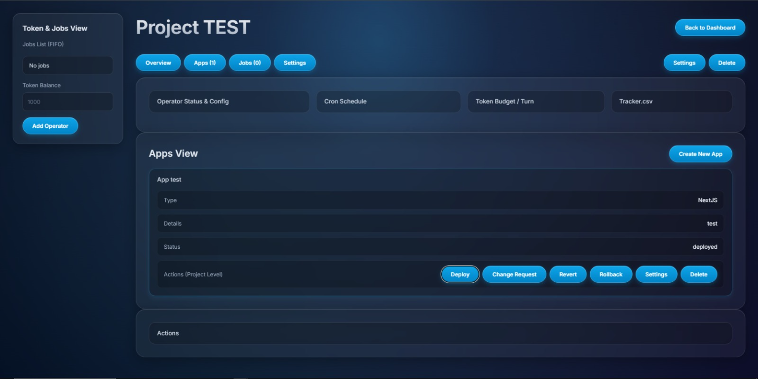 AI Infrastructure Management & Automation Dashboard